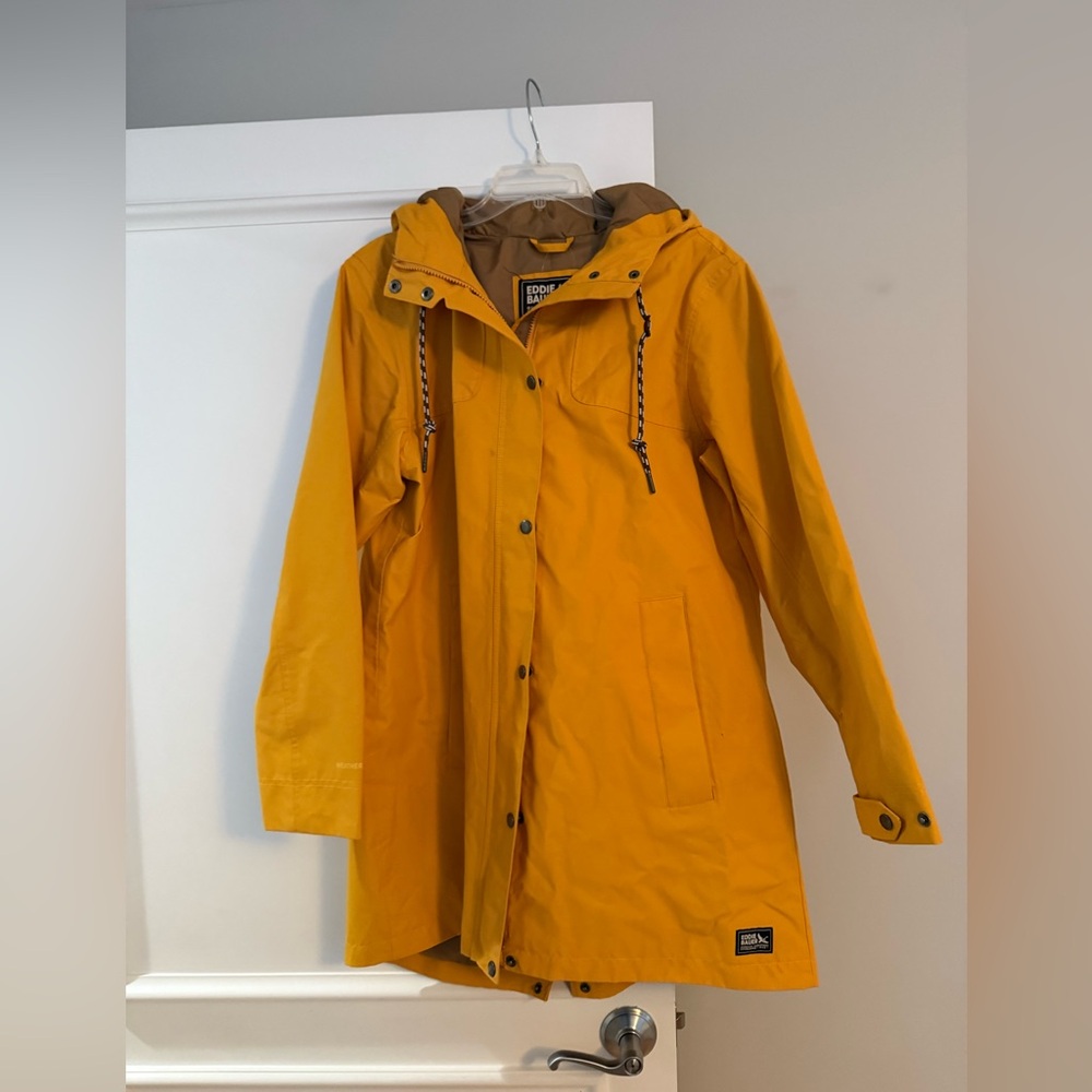 Eddie Bauer Women's Charly Hooded Rain Parka Jacket sz XL New with tags!